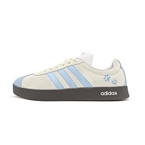 VL COURT 2.0 низкие скейтборд кроссовки unisex Adidas, бежевый/синий