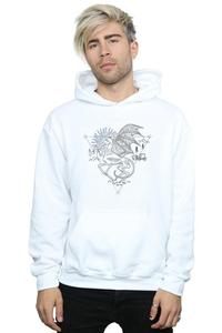 Толстовка Thestral Line Art Harry Potter, белый