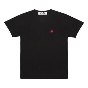 Футболка small heart t-shirt 'black' Comme Des Garcons Play, черный