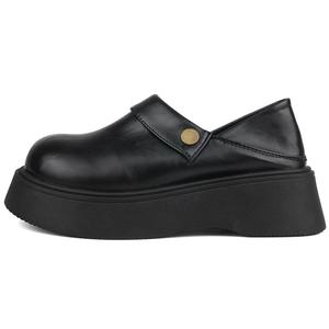 N6N8 Повседневные женские туфли на платформе черные, цвет Black