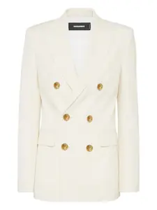 Двубортный пиджак DSQUARED2, белый