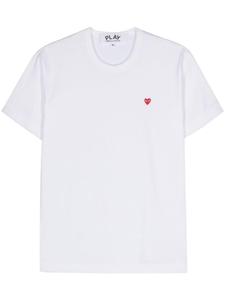 Comme Des Garçons Play футболка с нашивкой, белый
