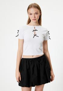 Блуза FLORAL CUT  Koton, белый