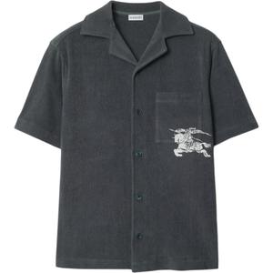 Фланелевая рубашка Burberry, серый