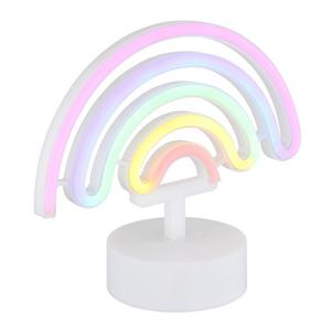 Настольная светодиодная лампа Pelangi белого цвета Globo Lighting, белый