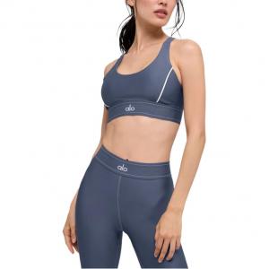 Женский бюстгальтер Alo Yoga, синийstone/белый/синийstone/белый