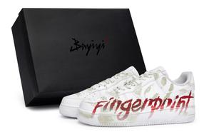 Кроссовки Air Force 1 для скейтбординга унисекс с низким верхом серый/красный Nike