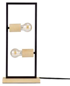 Настольная лампа Paco Home Marcus, черный - сталь - 9 x 50 x 24 см