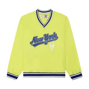 Пуловер Aimé Leon Dore x New York Mets Nylon V-Neck Pullover, Bright Green