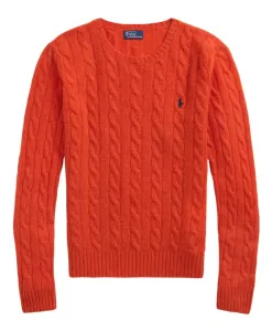 Оранжевый свитер Polo Ralph Lauren, оранжевый