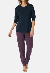Пижамный комплект uncover by Schiesser SET, Dunkelblau Pflaume/Dark Blue