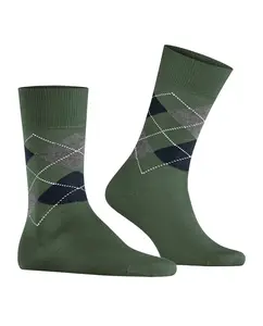 Мужские однотонные короткие носки на плоской подошве, один размер Burlington, коричневый