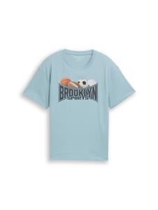 TOM TAILOR Футболка в светло-голубом цвете