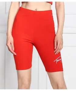 Велосипедные шорты Slim fit Tommy Jeans, красный