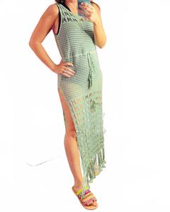 Финн Пляжное платье-накидка в цвете шалфей With love, Sage