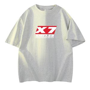 Футболка Unisex Crew Neck Moderate Straight Fit X1617, heather серый