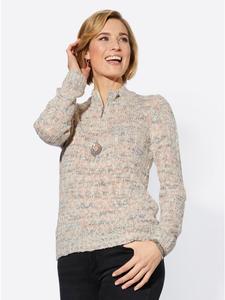 Свитер с длинными рукавами в меланжевом цвете палисандровое дерево-антрацит WITT WEIDEN