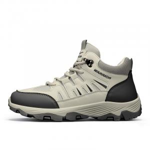 WARRIOR Туристические ботинки мужские High top Gray/Blue