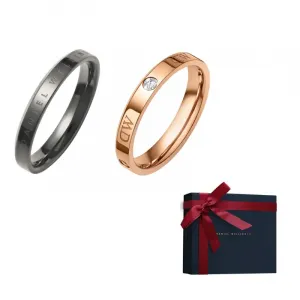 DW/DanielWellington Кольца Daniel Wellington Alloy Unisex Rose Gold & Space Gray