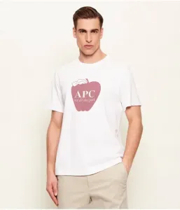 Футболка regular fit A.P.C, белый