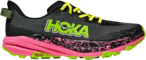 Кроссовки HOKA SPEEDGOAT 6 - HOMME, черный/розовый