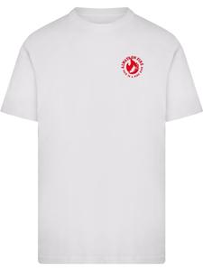 Футболка Always On Fire Tee белого цвета Mister Tee