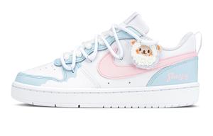 Детские скейтерские кроссовки Court Borough для младших школьников Nike, синий