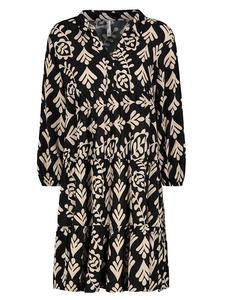 Длинное платье Sublevel, цвет schwarz/beige