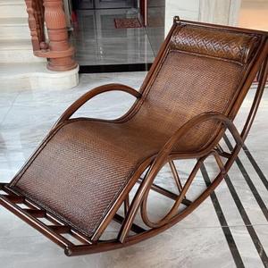 Jiajing Furniture Кресло-качалка из ротанга без подставки для ног, coffee vine mat