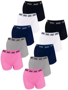 LOREZA Трусики 'Mädchen Pantys Jasmin' в цветах Grey, Neon Pink, Black, White