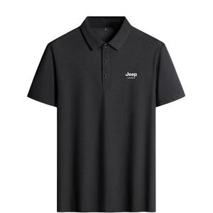 Футболка поло унисекс JEEP SPIRIT, черная