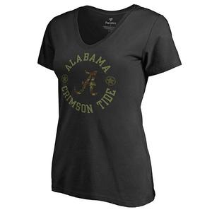 Женская черная футболка Alabama Crimson Tide Liberty Unbranded