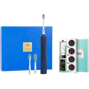 Электрическая зубная щетка p3 soundwave, bubble, couple, для мужчин и женщин с увеличенным сроком службы батареи Usmile, синий