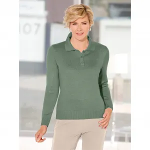 Классический свитер с воротником стойкой "Пуловер" Classic, цвет Natur