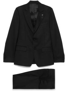 Костюм с брошью Лардини Lardini, черный