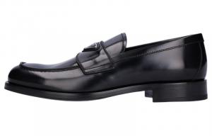 Лоферы с логотипом PRADA, черный