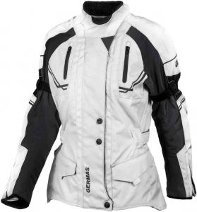 GMS Taylor Женская мотоциклетная текстильная куртка gms, черный/бежевый