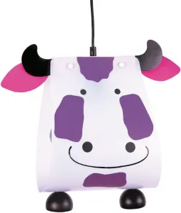 Подвесной светильник Niermann Kuh, белый / фиолетовый