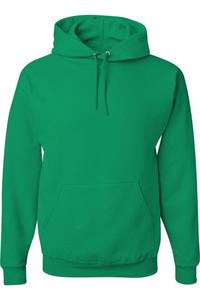 Толстовка с капюшоном JERZEES NuBlend, цвет kelly