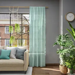 Neutex для вас! Штора Libre-ECO с карнизной штангой, 1 шт. Neutex For You!, Salbei