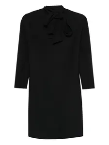 Платье с рукавами три четверти и завязками CHIARA BONI La Petite Robe, черный