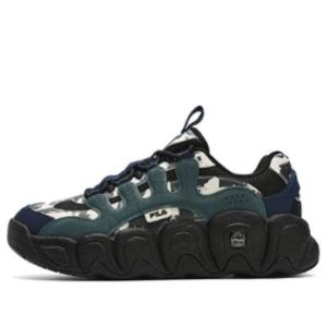 Кроссовки x croissant etudes chunky 'green black' Fila, зеленый