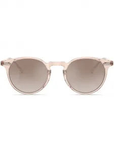 Солнцезащитные очки в круглой оправе Oliver Peoples, красный