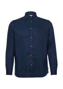 Рубашка на пуговицах классического кроя s.Oliver, темно-синий