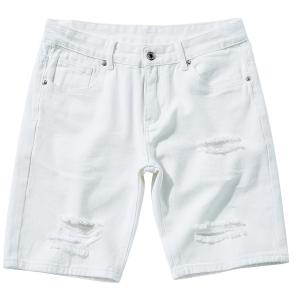 Джинсовые шорты унисекс Maserati, белый