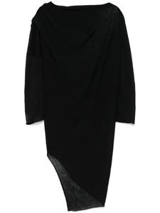 Асимметричное платье миди PAROSH P.A.R.O.S.H., черный
