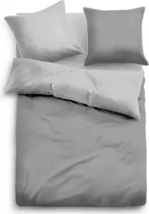 Постельное белье Satin UNIOPTIK - DELICATE STRIPES, размер 135x200/80x80 см, серое Tom Tailor