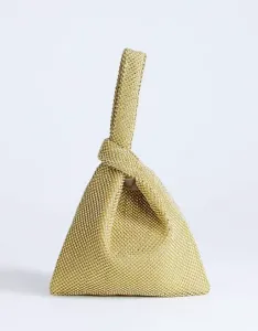 Золотистая сумка-саквояж Topshop Gwyn