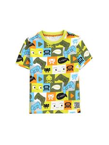 Футболка обычного кроя WC5143202GBK Coccodrillo, мультиколор