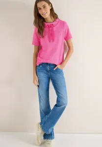 Футболка с двухцветным принтом Cecil, Pink